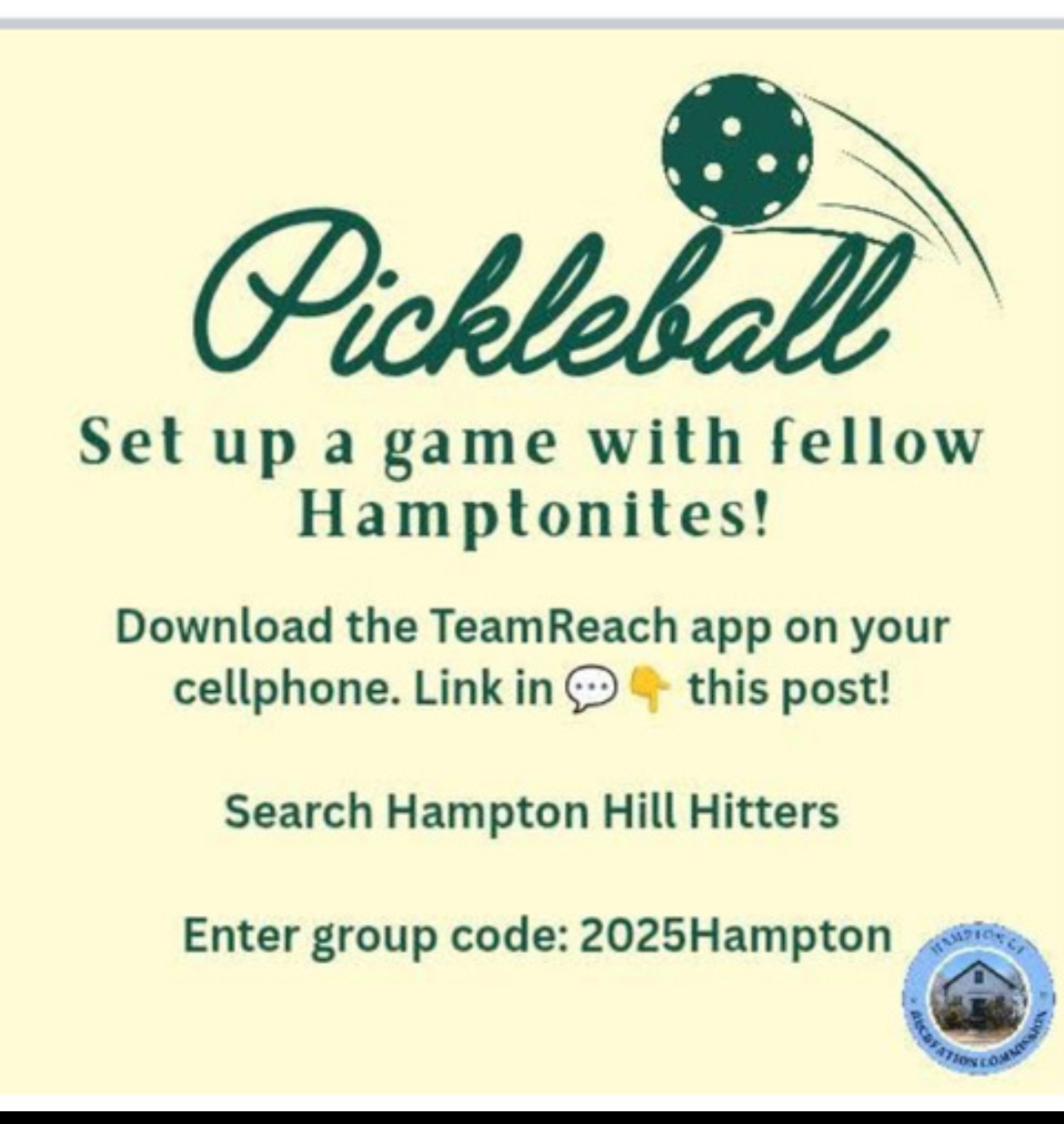Pickleball! Looking for a Team? Scheduling a game?